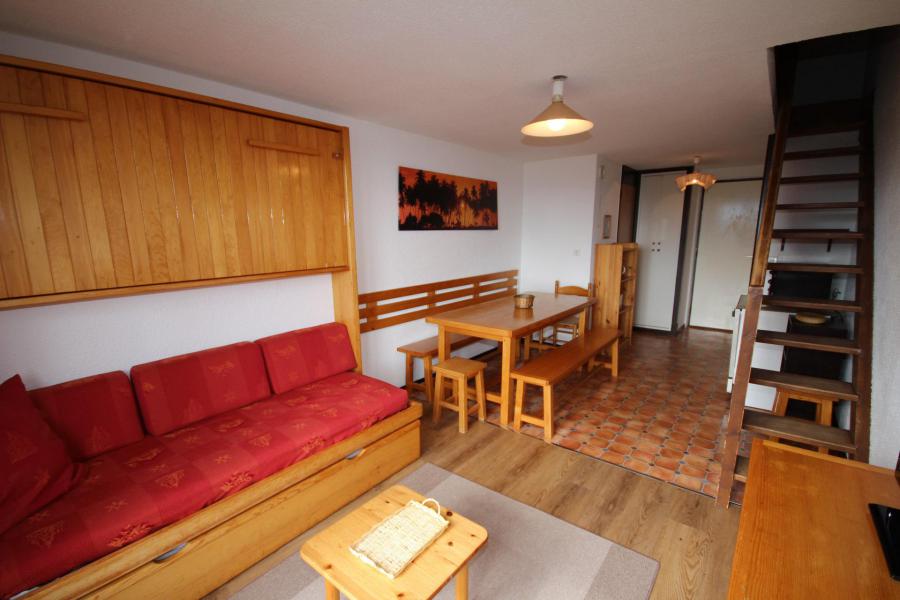 Skiverleih 3-Zimmer-Appartment für 6 Personen (042) - Résidence Bisanne - Les Saisies - Wohnzimmer