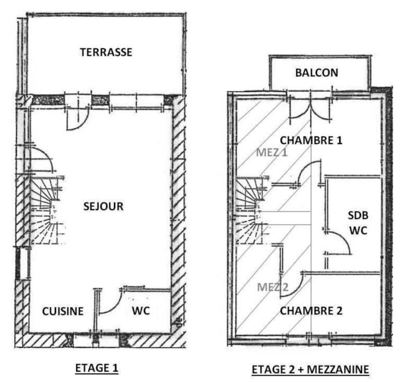 Rent in ski resort 3 room apartment 6 people (CAS206) - Résidence Cascade - Les Saisies