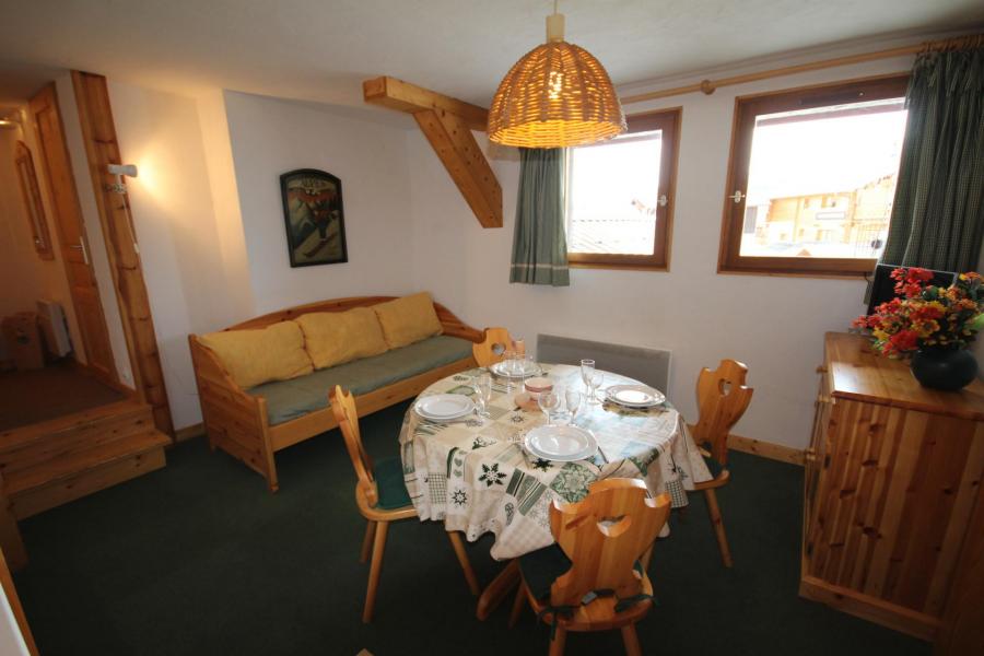 Skiverleih 2-Zimmer-Holzhütte für 4 Personen (CHAUDR) - Résidence Grand Mont 1 - Les Saisies - Tisch