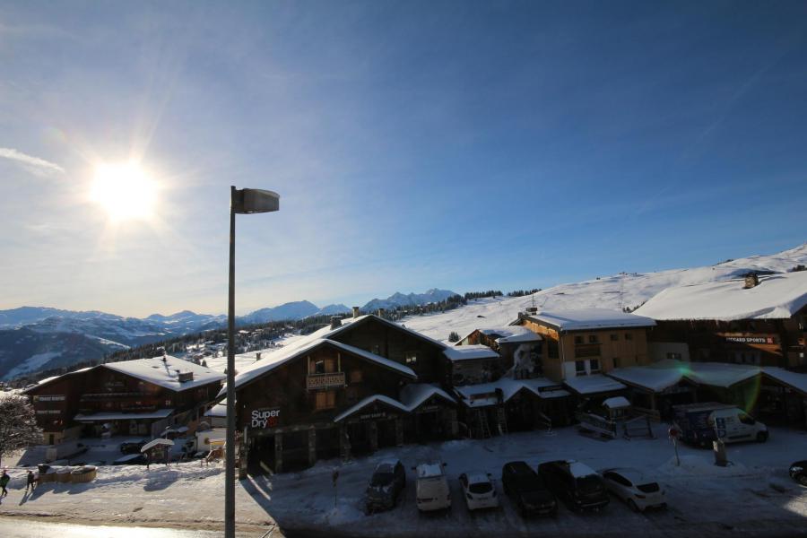 Location au ski Studio coin montagne 4 personnes (1110) - Résidence Grand Mont 1 - Les Saisies - Extérieur hiver