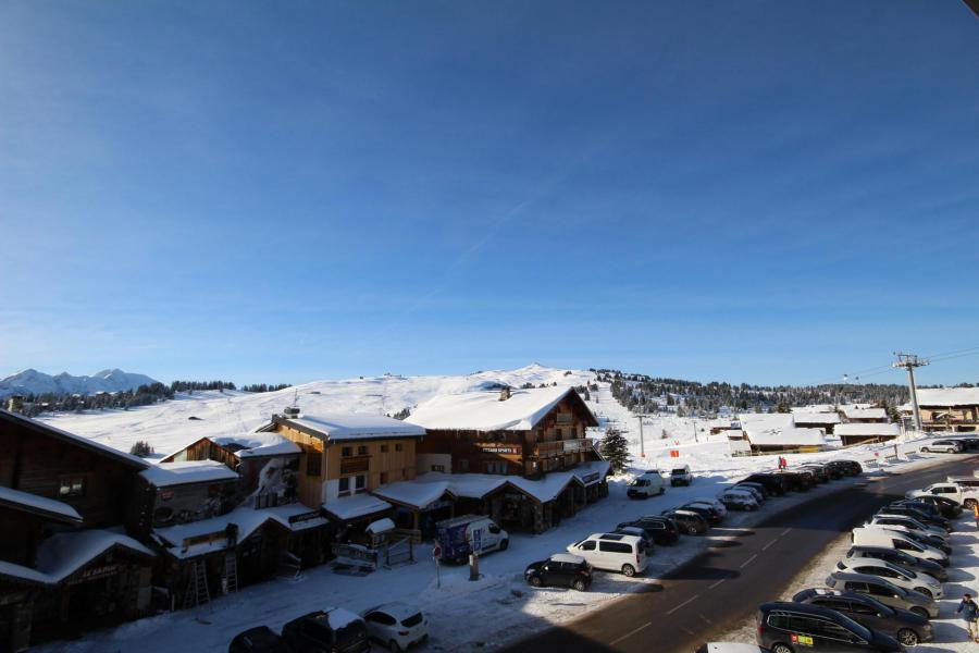 Location au ski Studio coin montagne 4 personnes (1110) - Résidence Grand Mont 1 - Les Saisies - Extérieur hiver