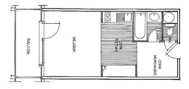 Location au ski Résidence Grand Mont 1 - Les Saisies - Plan