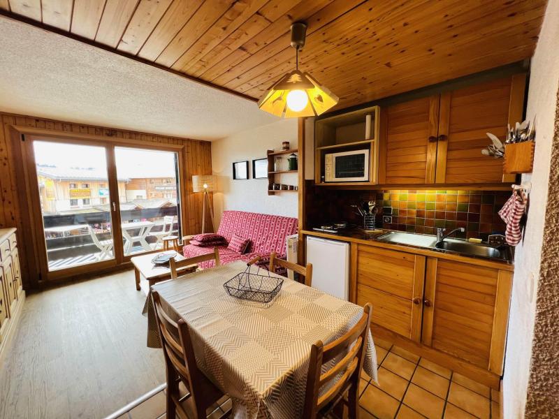 Ski verhuur Studio bergnis 4 personen (1102) - Résidence Grand Mont 1 - Les Saisies - Keukenblok