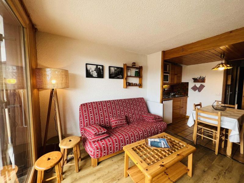 Ski verhuur Studio bergnis 4 personen (1102) - Résidence Grand Mont 1 - Les Saisies - Woonkamer