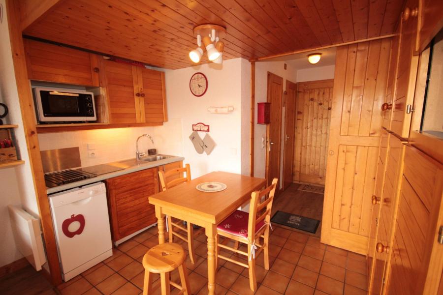 Skiverleih Studio Schlafnische 4 Personen (1114) - Résidence Grand Mont 1 - Les Saisies - Kochnische