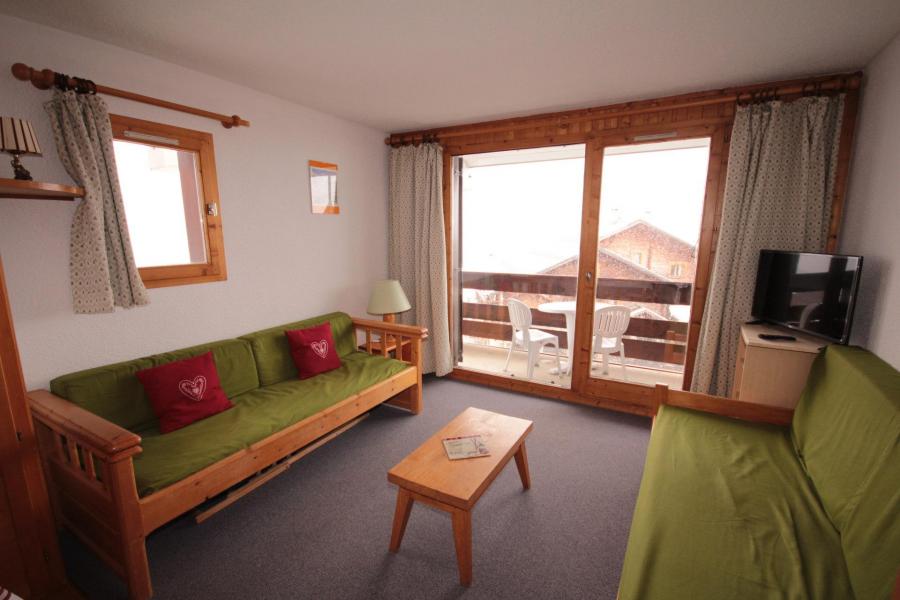 Skiverleih Studio Schlafnische 5 Personen (1112) - Résidence Grand Mont 1 - Les Saisies - Wohnzimmer