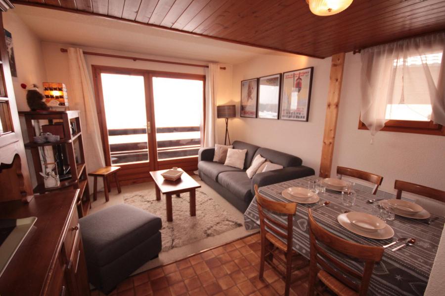 Ski verhuur Appartement 2 kamers 4 personen (2207) - Résidence Grand Mont 2 - Les Saisies - Woonkamer