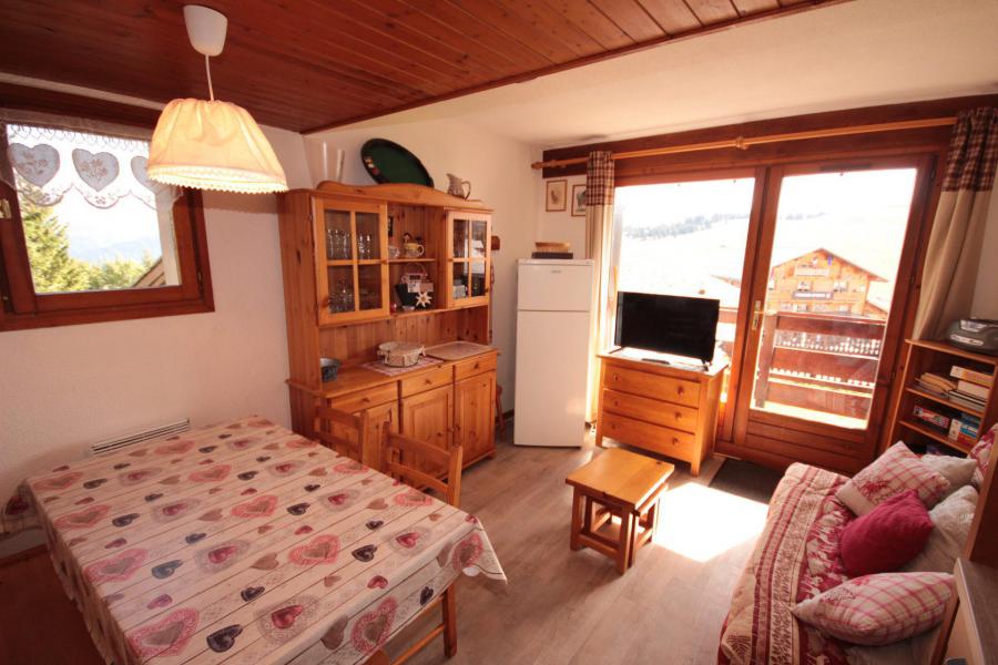 Ski verhuur Appartement 2 kamers 5 personen (2206) - Résidence Grand Mont 2 - Les Saisies - Woonkamer