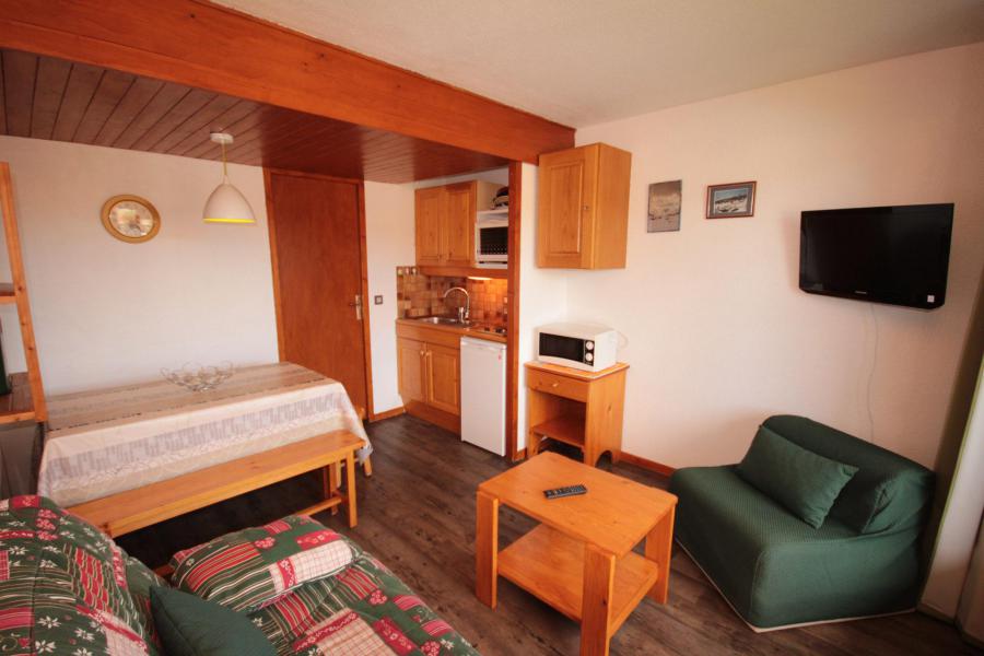 Ski verhuur Studio cabine 4 personen (2215) - Résidence Grand Mont 2 - Les Saisies - Woonkamer