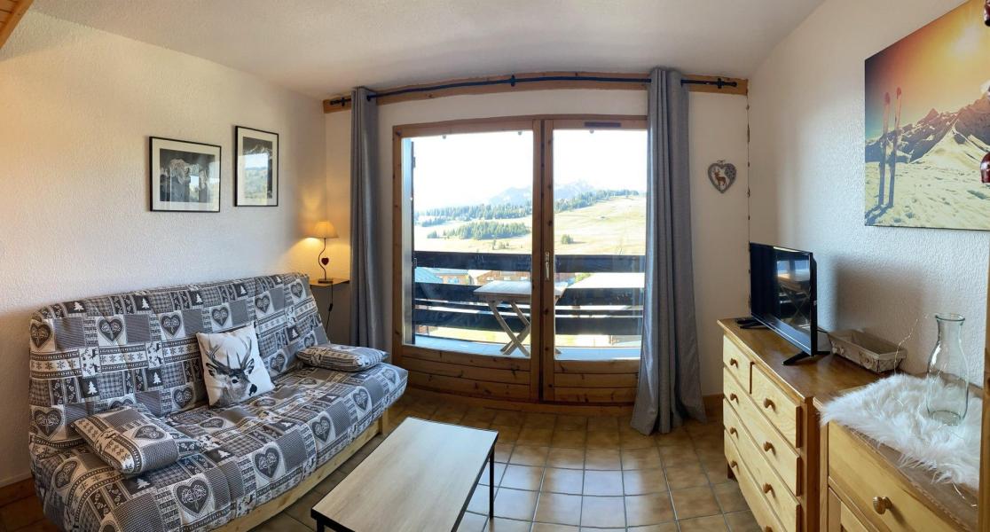 Skiverleih Studio Schlafnische 4 Personen (4416) - Résidence Grand Mont 4 - Les Saisies - Wohnzimmer