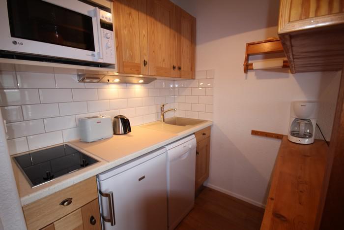 Rent in ski resort 2 room apartment 5 people (37) - Résidence Isabelle B - Les Saisies - Kitchenette