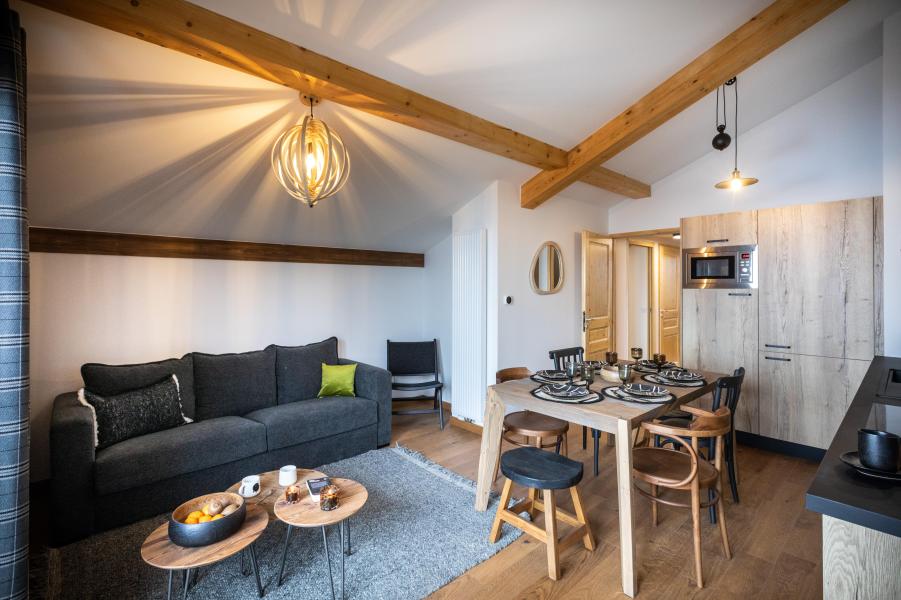 Rent in ski resort 2 room apartment cabin 6 people - Résidence l'Altarena - Les Saisies - Living room