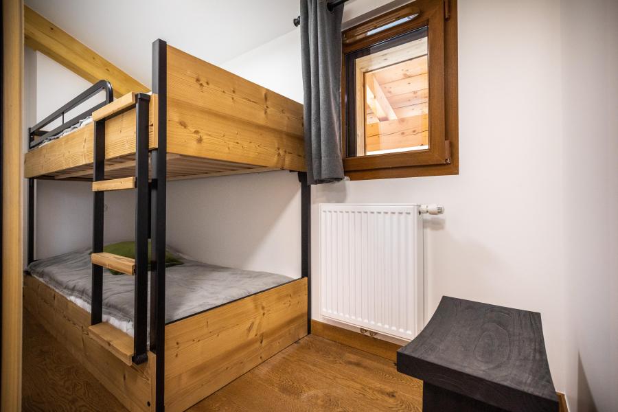 Skiverleih 2-Zimmer-Holzhütte für 6 Personen - Résidence l'Altarena - Les Saisies - Offener Schlafbereich