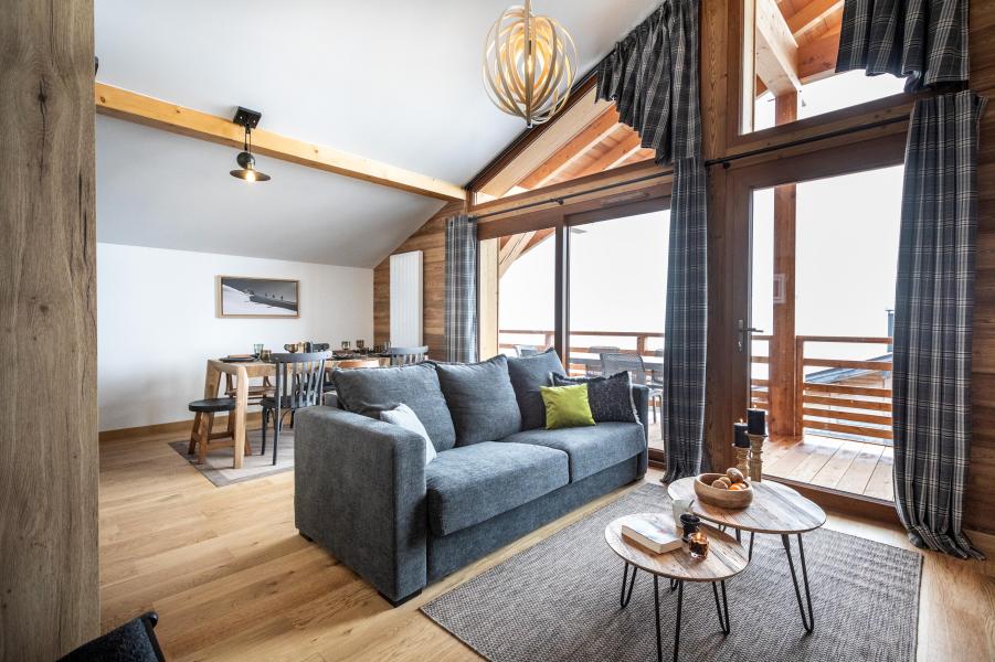 Rent in ski resort 4 room apartment 8 people - Résidence l'Altarena - Les Saisies - Living room