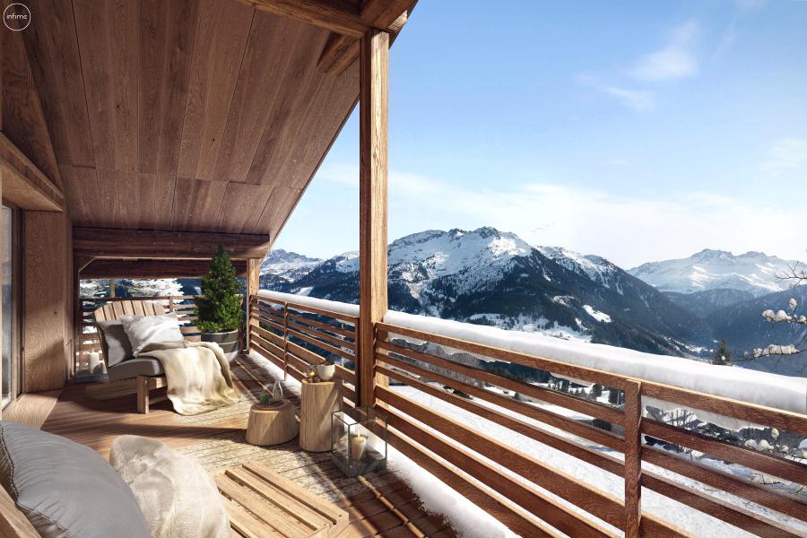 Аренда на лыжном курорте Résidence l'Altarena - Les Saisies - Балкон