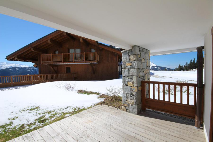 Rent in ski resort 2 room apartment 4 people (01) - Résidence la Perle des Alpes B - Les Saisies - Terrace