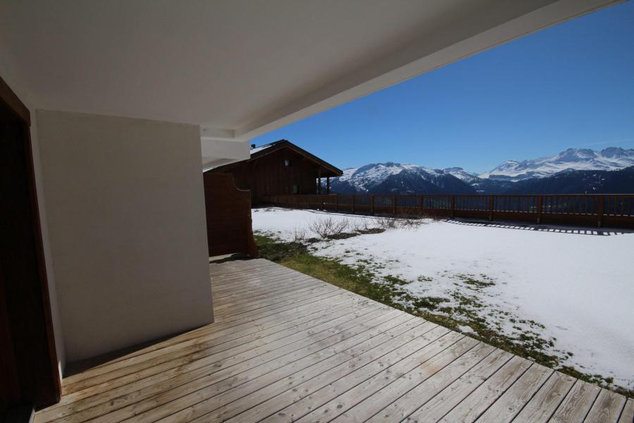 Rent in ski resort 2 room apartment 4 people (01) - Résidence la Perle des Alpes B - Les Saisies - Terrace