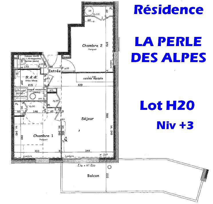 Rent in ski resort 3 room apartment 6 people (20) - Résidence la Perle des Alpes H - Les Saisies - Apartment