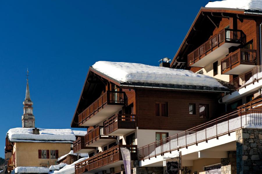 Location au ski Résidence Lagrange les Chalets du Mont Blanc - Les Saisies - Extérieur hiver