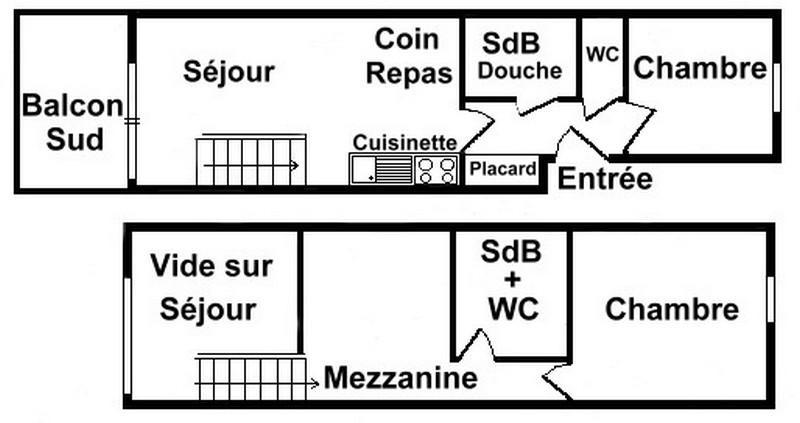 Rent in ski resort 4 room apartment 8 people (06) - Résidence le Byblos - Les Saisies - Apartment