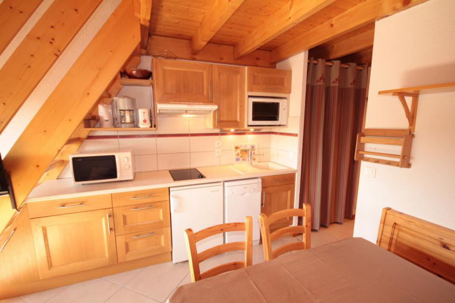 Ski verhuur Appartement 2 kamers mezzanine 6 personen (041) - Résidence le Byblos - Les Saisies - Woonkamer
