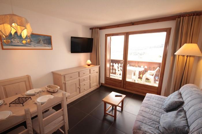 Skiverleih Studio Schlafnische 4 Personen (315) - Résidence le Grand Mont 3 - Les Saisies - Wohnzimmer