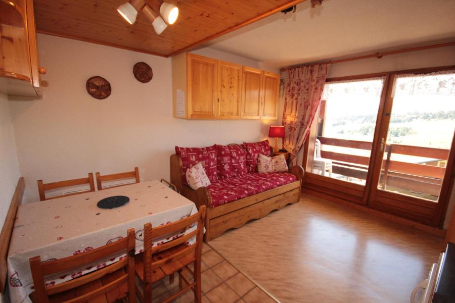 Skiverleih Studio Schlafnische 4 Personen (317) - Résidence le Grand Mont 3 - Les Saisies - Wohnzimmer