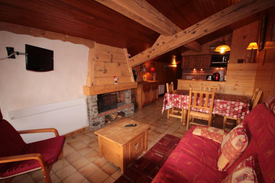 Rent in ski resort 2 room apartment sleeping corner 6 people (039) - Résidence le Mirantin - Les Saisies - Living room