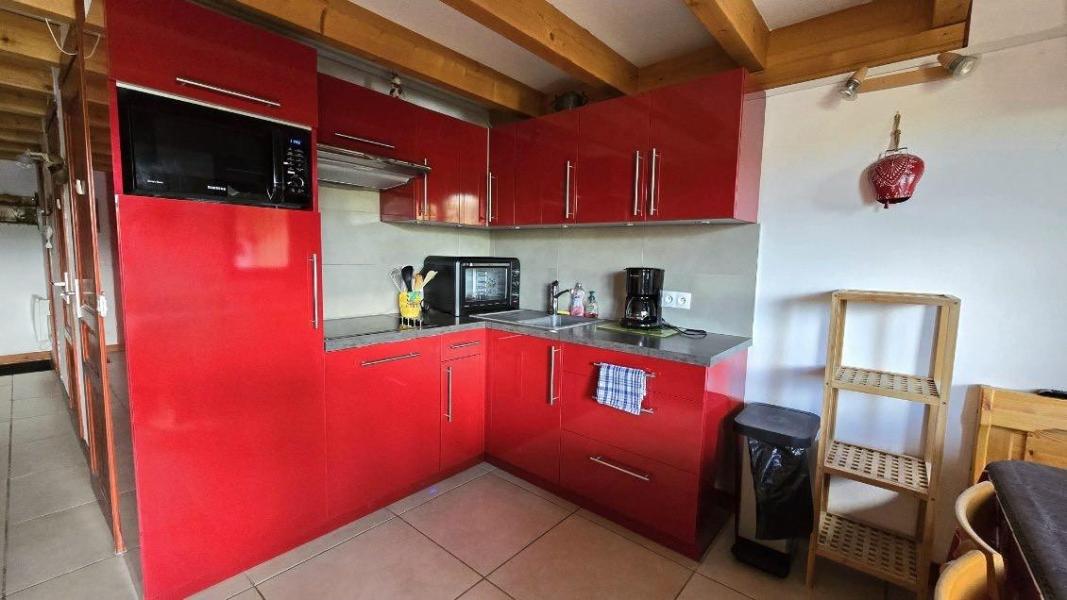 Wynajem na narty Apartament 2 pokojowy z antresolą 6 osób (024) - Résidence le Tavaillon - Les Saisies - Aneks kuchenny