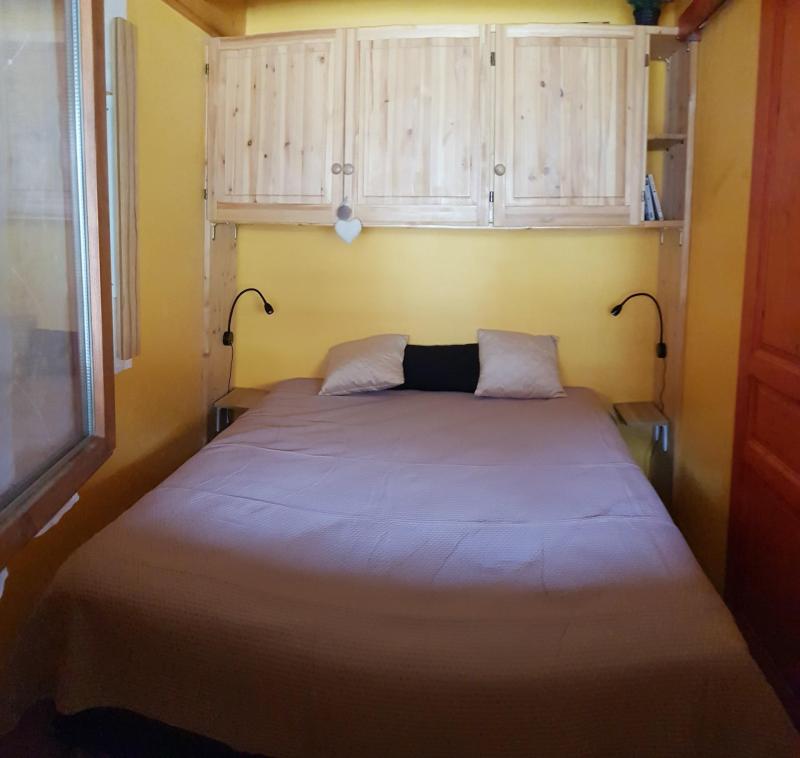 Skiverleih Wohnung 2 Mezzanine Zimmer 6 Leute (024) - Résidence le Tavaillon - Les Saisies - Schlafzimmer