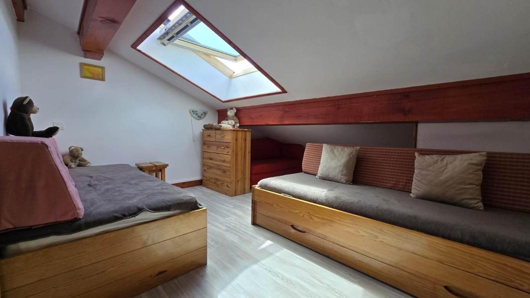 Skiverleih Wohnung 2 Mezzanine Zimmer 6 Leute (024) - Résidence le Tavaillon - Les Saisies - Wohnzimmer