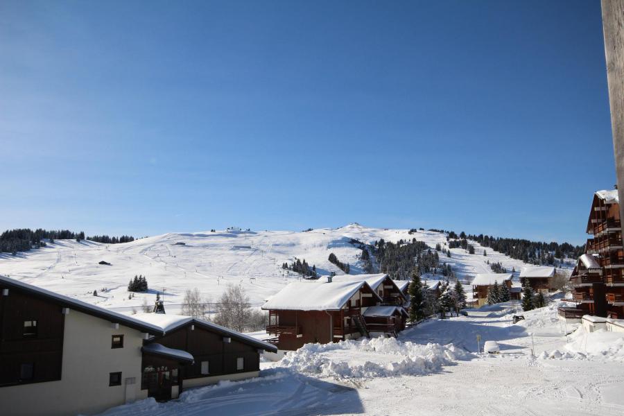 Ski verhuur Appartement 2 kamers 4 personen (312) - Résidence le Village 3 - Les Saisies - Buiten winter