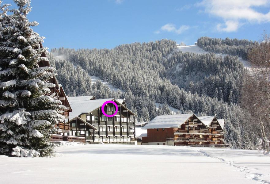 Vacances en montagne Appartement 2 pièces cabine 5 personnes (533) - Résidence le Village 5 - Les Saisies - Extérieur hiver