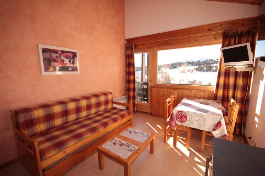 Ski verhuur Appartement 2 kabine kamers 5 personen (533) - Résidence le Village 5 - Les Saisies - Zitbank