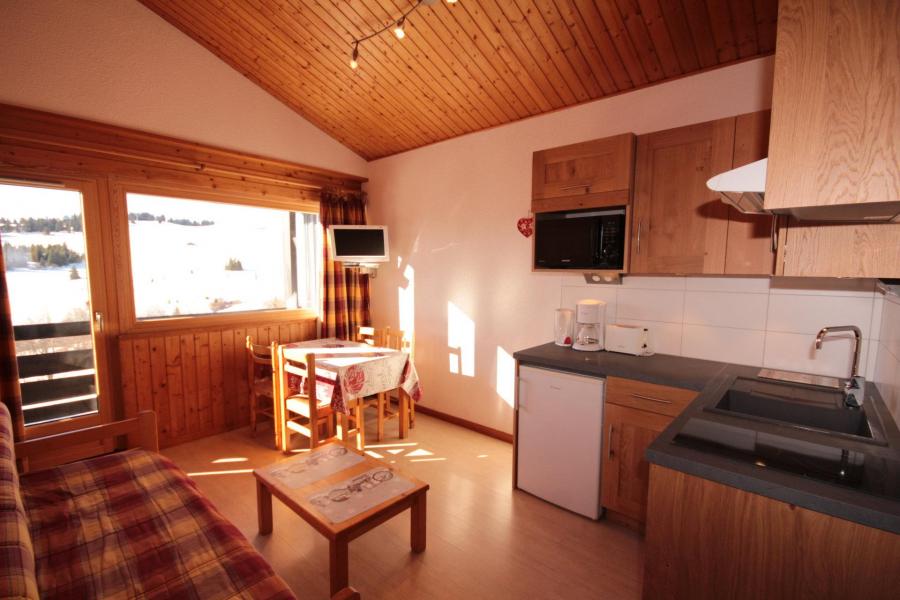 Location au ski Appartement 2 pièces cabine 5 personnes (533) - Résidence le Village 5 - Les Saisies - Séjour