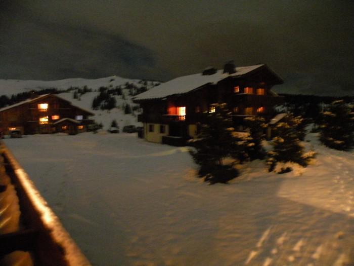 Skiverleih Résidence le Village des Lapons G - Les Saisies - Terrasse