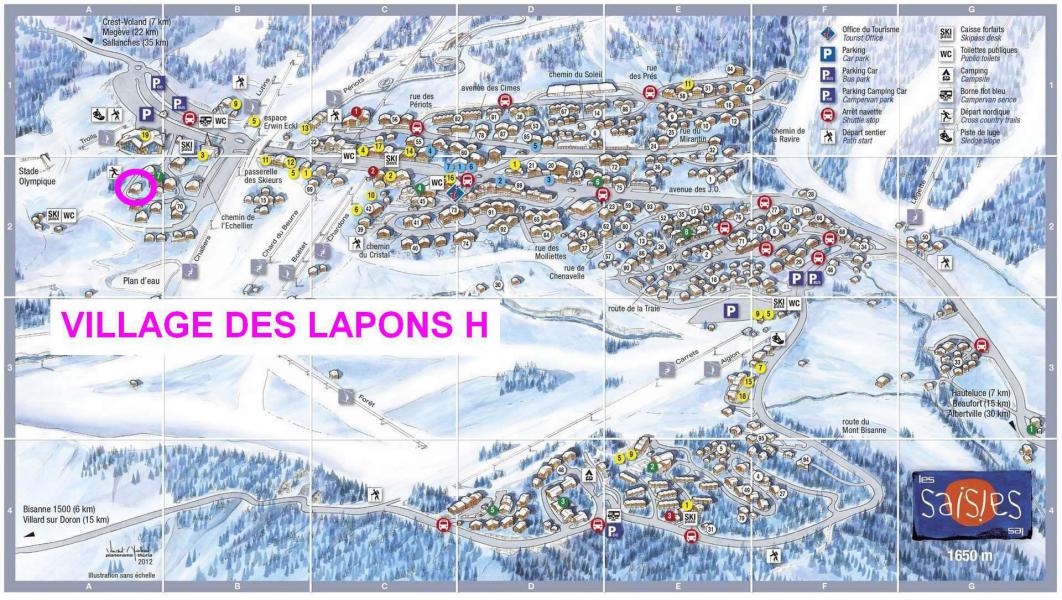 Аренда на лыжном курорте Résidence le Village des Lapons H - Les Saisies