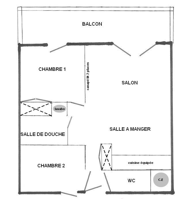 Soggiorno sugli sci Appartamento 2 stanze con cabina per 4 persone (23) - Résidence les Médailles d'Or - Les Saisies