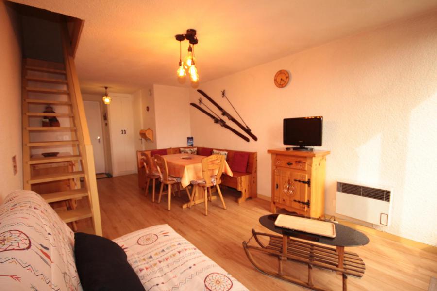 Ski verhuur Appartement 3 kamers 6 personen (021) - Résidence Lezette 1 - Les Saisies - Woonkamer