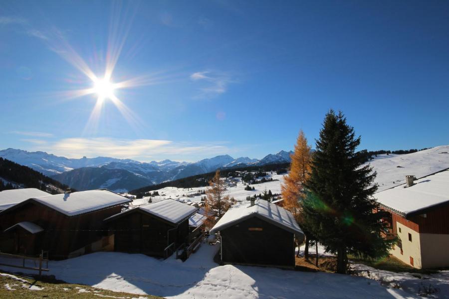 Ski verhuur Studio 3 personen (010) - Résidence Lezette 1 - Les Saisies - Balkon