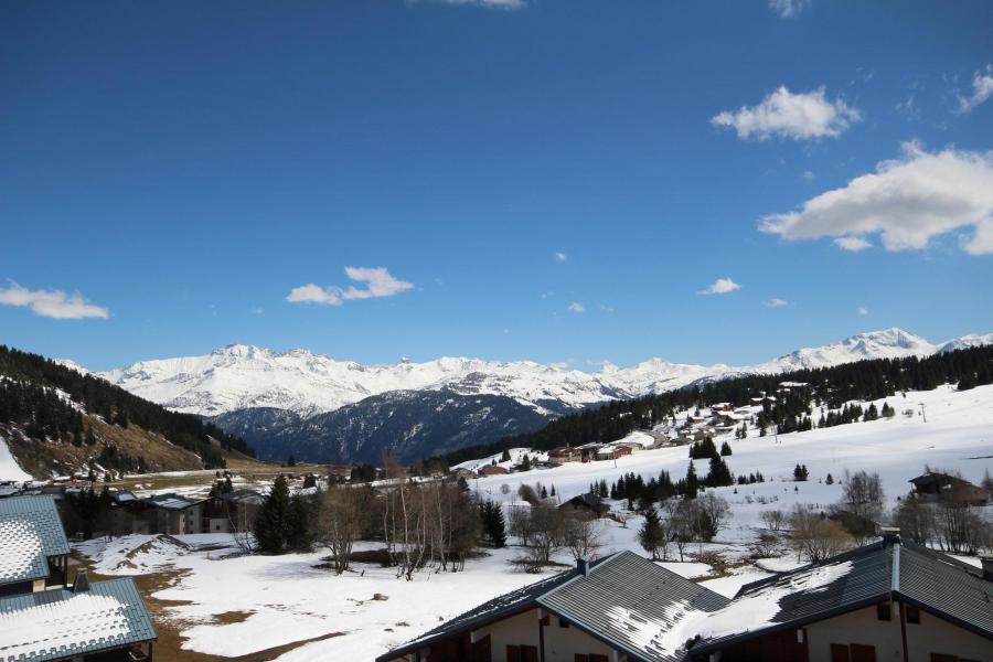 Аренда на лыжном курорте Апартаменты 3 комнат с мезонином 8 чел. (129) - Résidence Mont Blanc A - Les Saisies - зимой под открытым небом