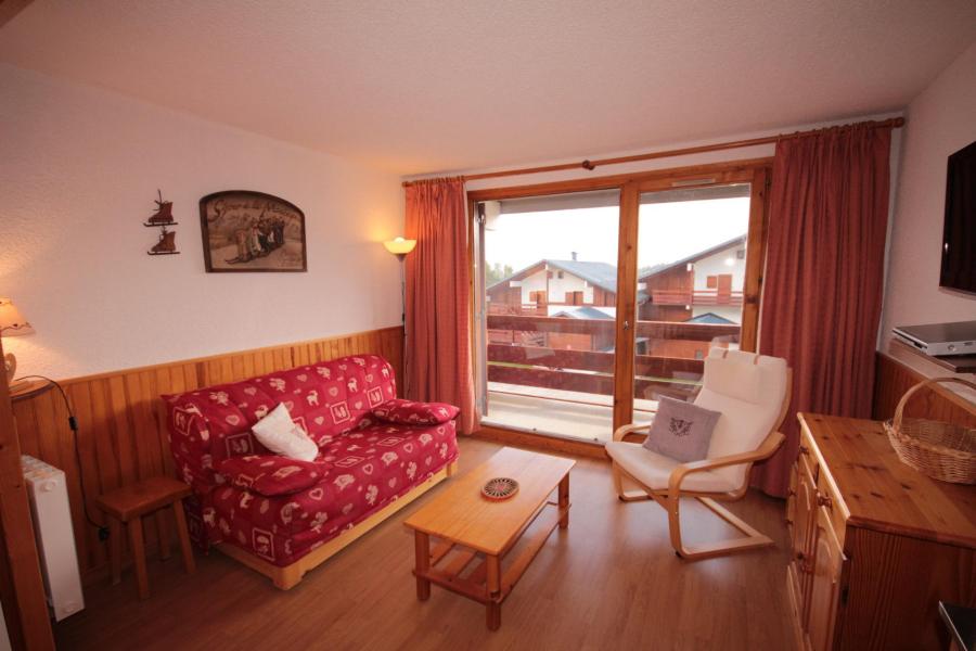 Rent in ski resort Studio sleeping corner 4 people (110) - Résidence Mont Blanc A - Les Saisies