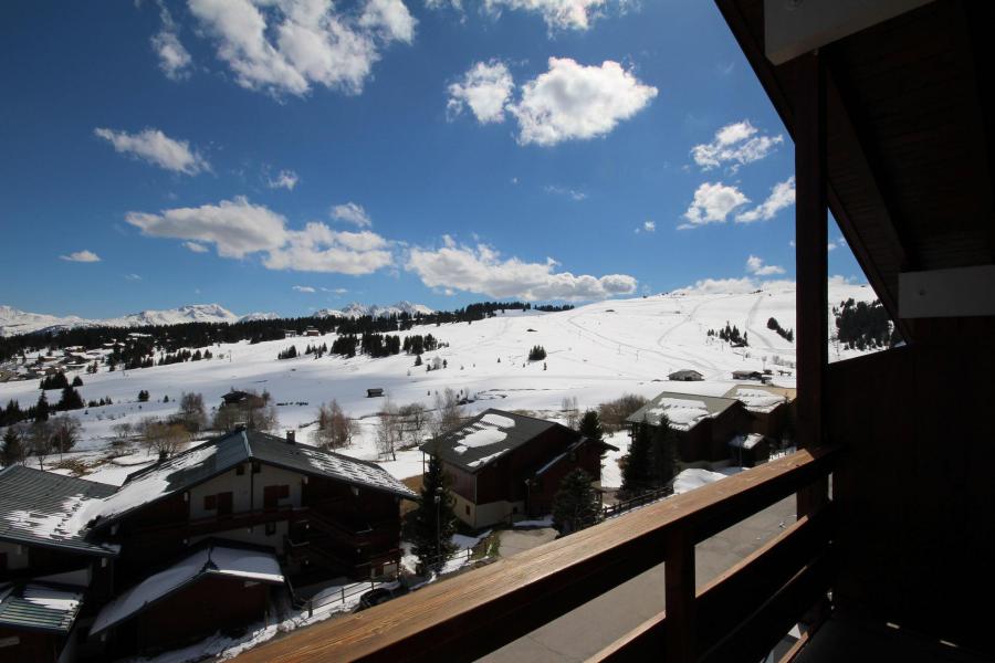 Ski verhuur Appartement 3 kamers mezzanine 8 personen (129) - Résidence Mont Blanc A - Les Saisies - Buiten winter