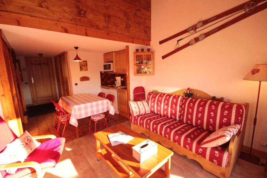 Location au ski Appartement 2 pièces mezzanine 6 personnes (155) - Résidence Mont Blanc A - Les Saisies - Séjour