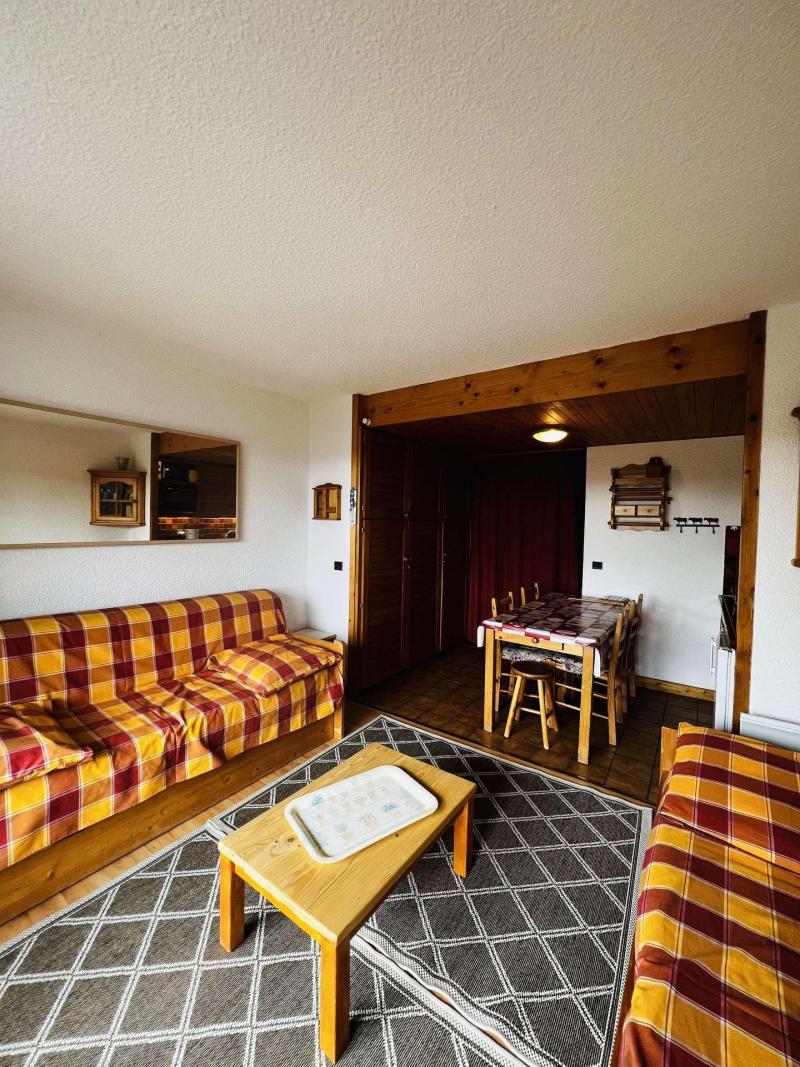 Skiverleih Studio Schlafnische 5 Personen (123) - Résidence Mont Blanc A - Les Saisies - Wohnzimmer