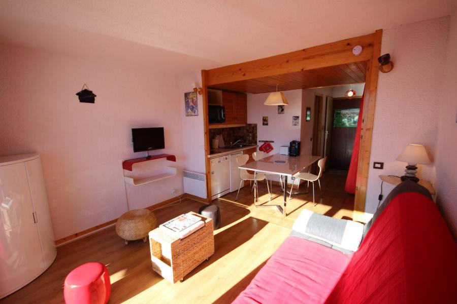 Rent in ski resort Studio sleeping corner 4 people (115) - Résidence Mont Blanc A - Les Saisies - Living room