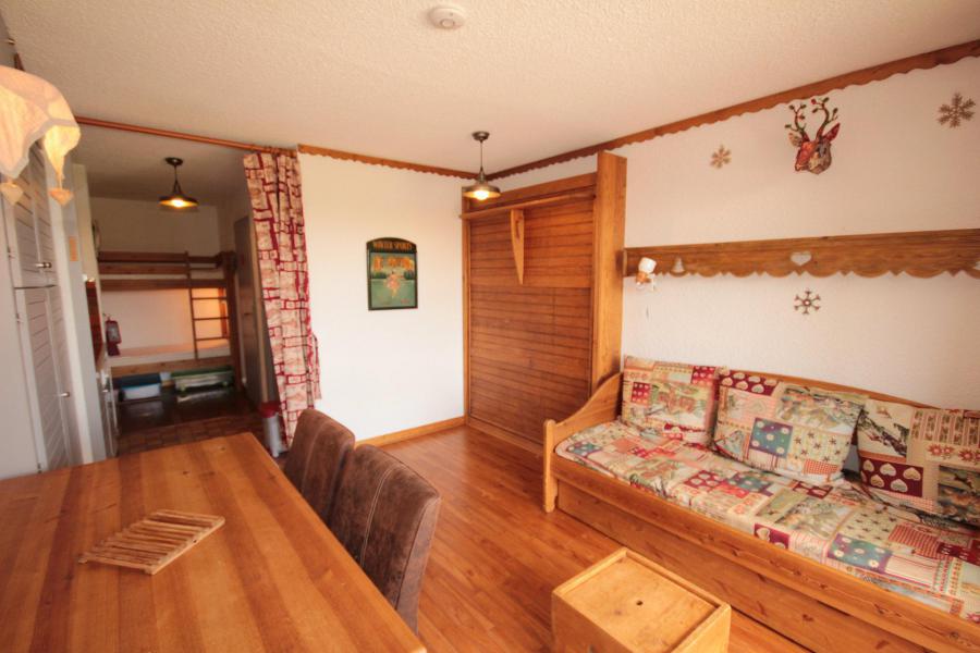 Ski verhuur Appartement 2 kabine kamers 4 personen (206) - Résidence Mont Blanc B - Les Saisies - Woonkamer