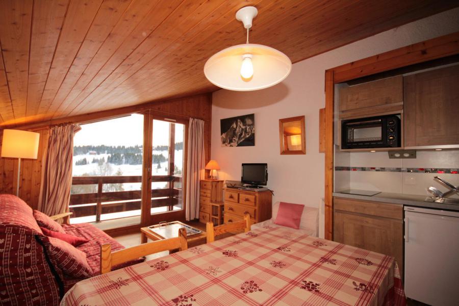 Location au ski Appartement 2 pièces coin montagne 4 personnes (409) - Résidence Mont Blanc D - Les Saisies - Intérieur
