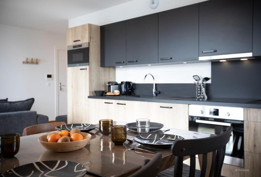 Alquiler al esquí Apartamento 3 piezas para 6 personas - Résidence Terresens Altarena - Les Saisies - Cocina