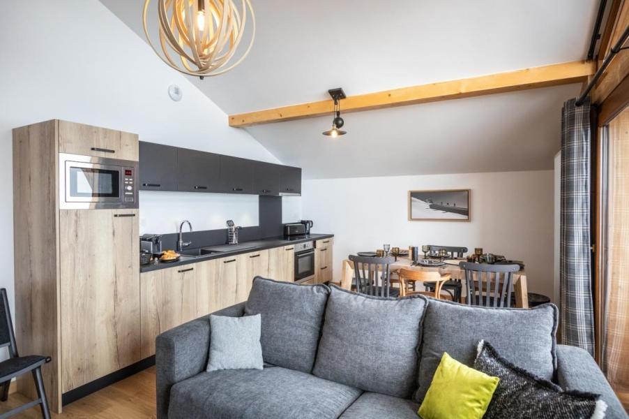 Location au ski Appartement 4 pièces 8 personnes (Premium) - Résidence Terresens Altarena - Les Saisies - Cuisine